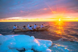 canoe Photo of hikers in the Arctic
